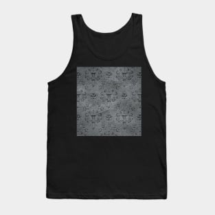 Haunted Mansion Cement Carving Tank Top